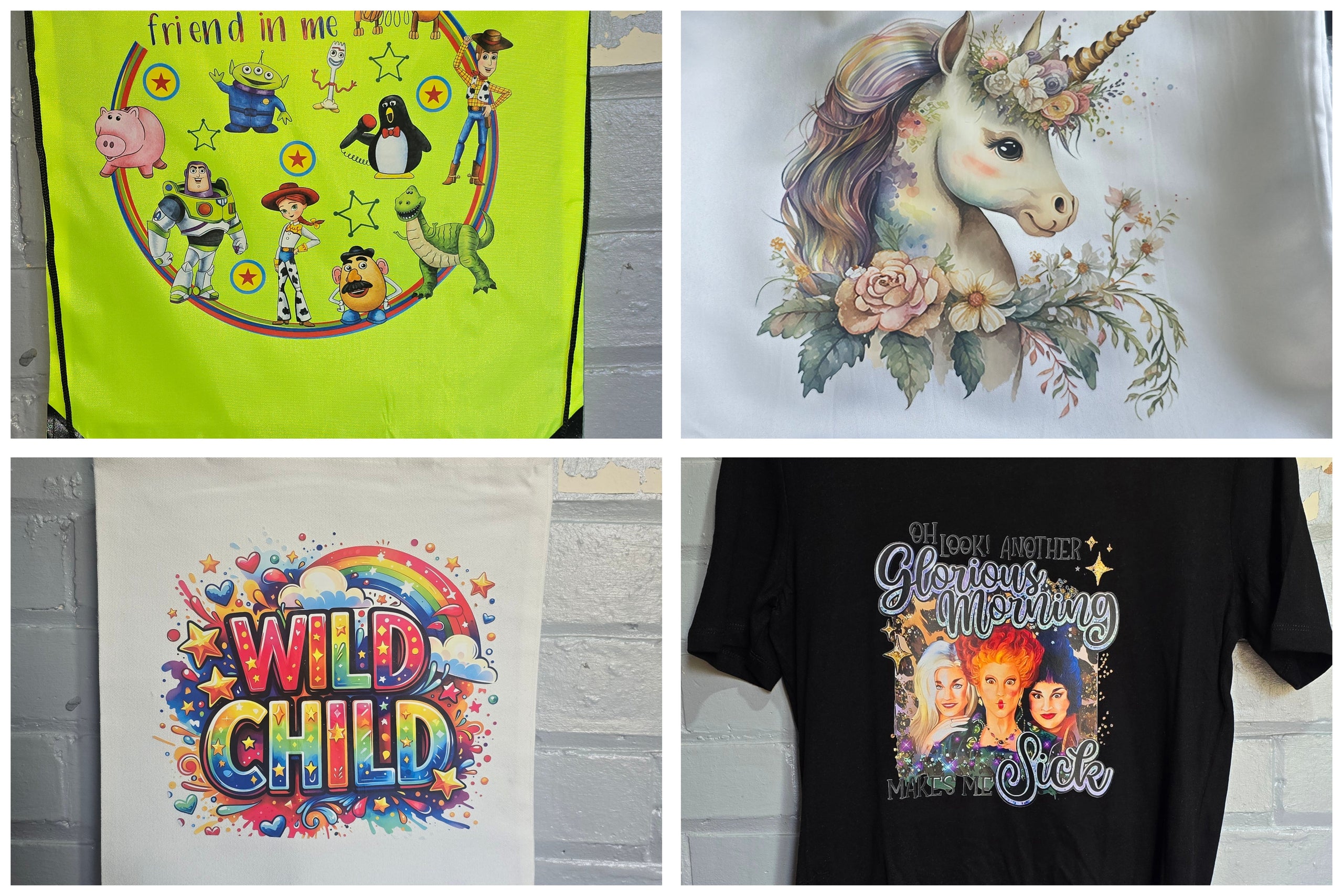 Clothing and personalised textiles