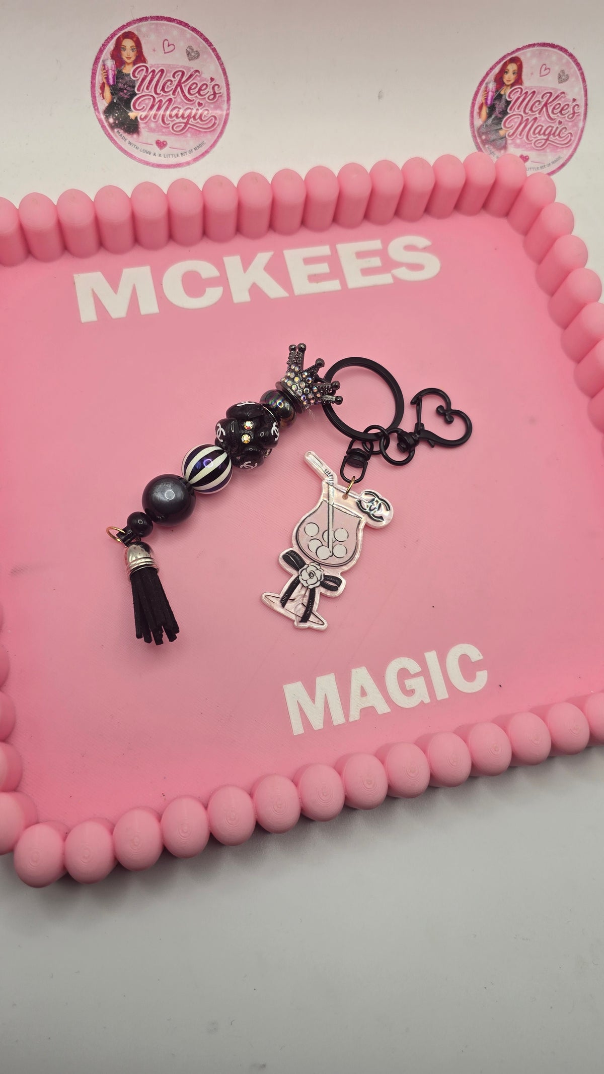 Cc bag charm