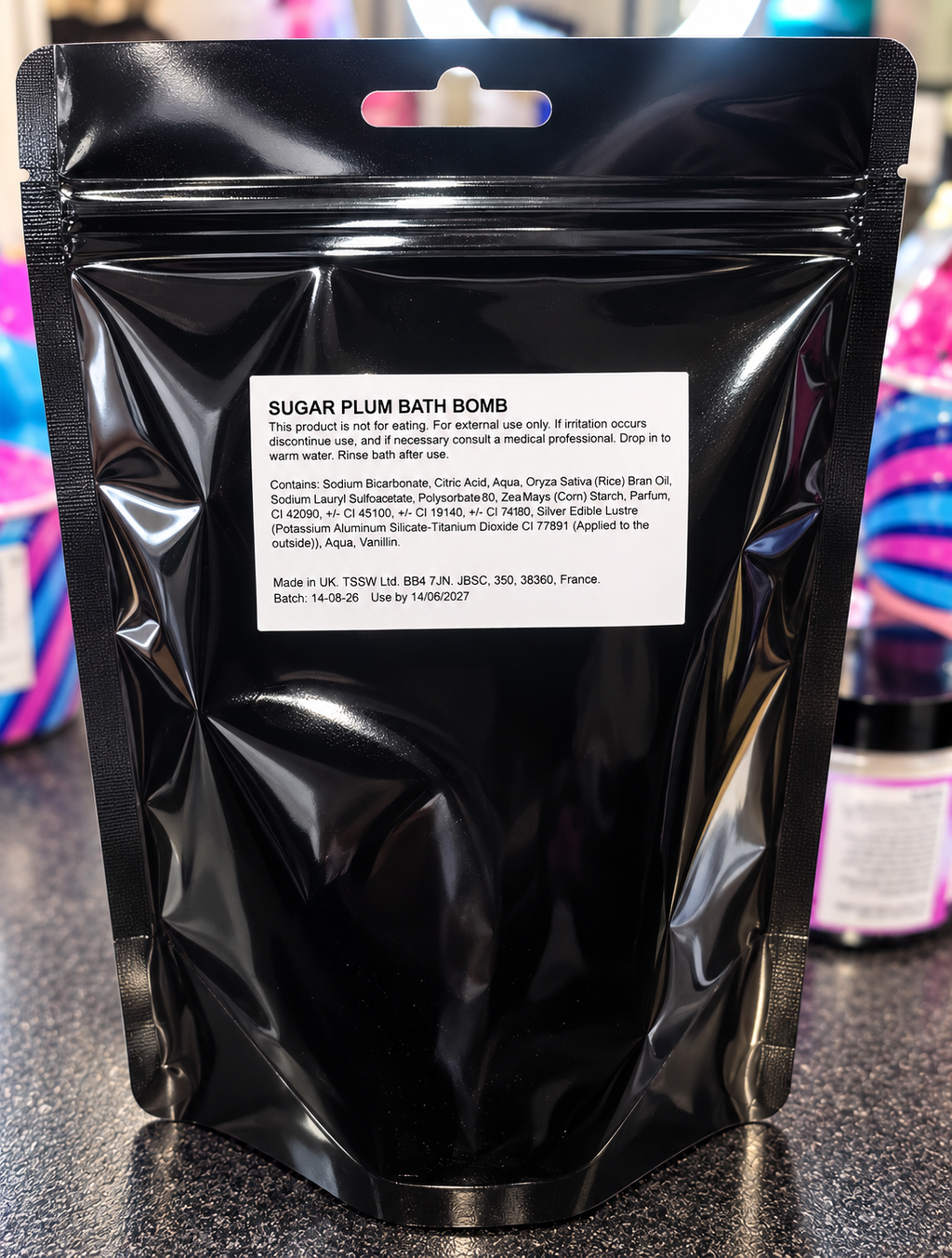Bath Jewels - Sugar Plum Fizz And Foaming Bath Rocks