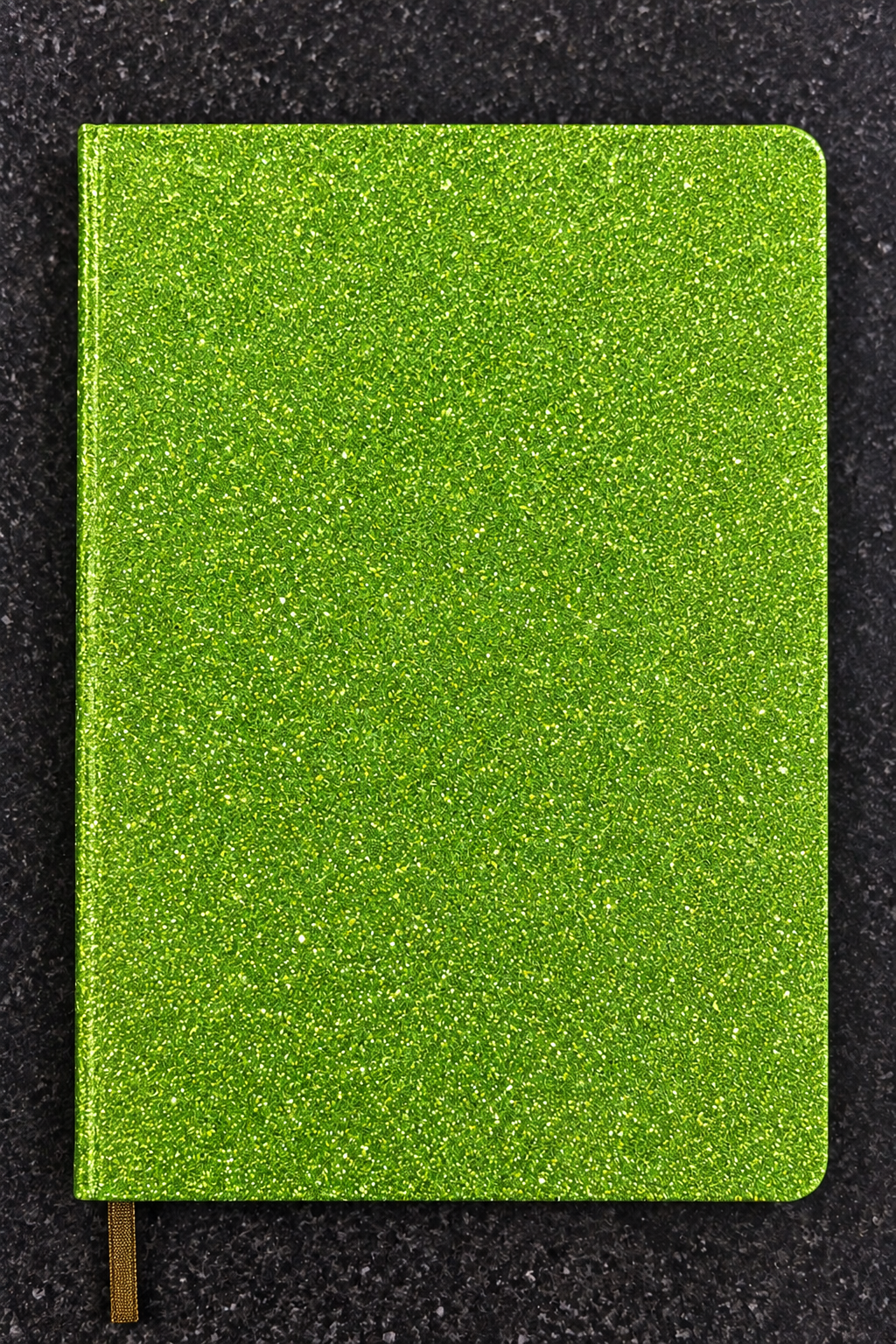 Green Sparkly Notebook