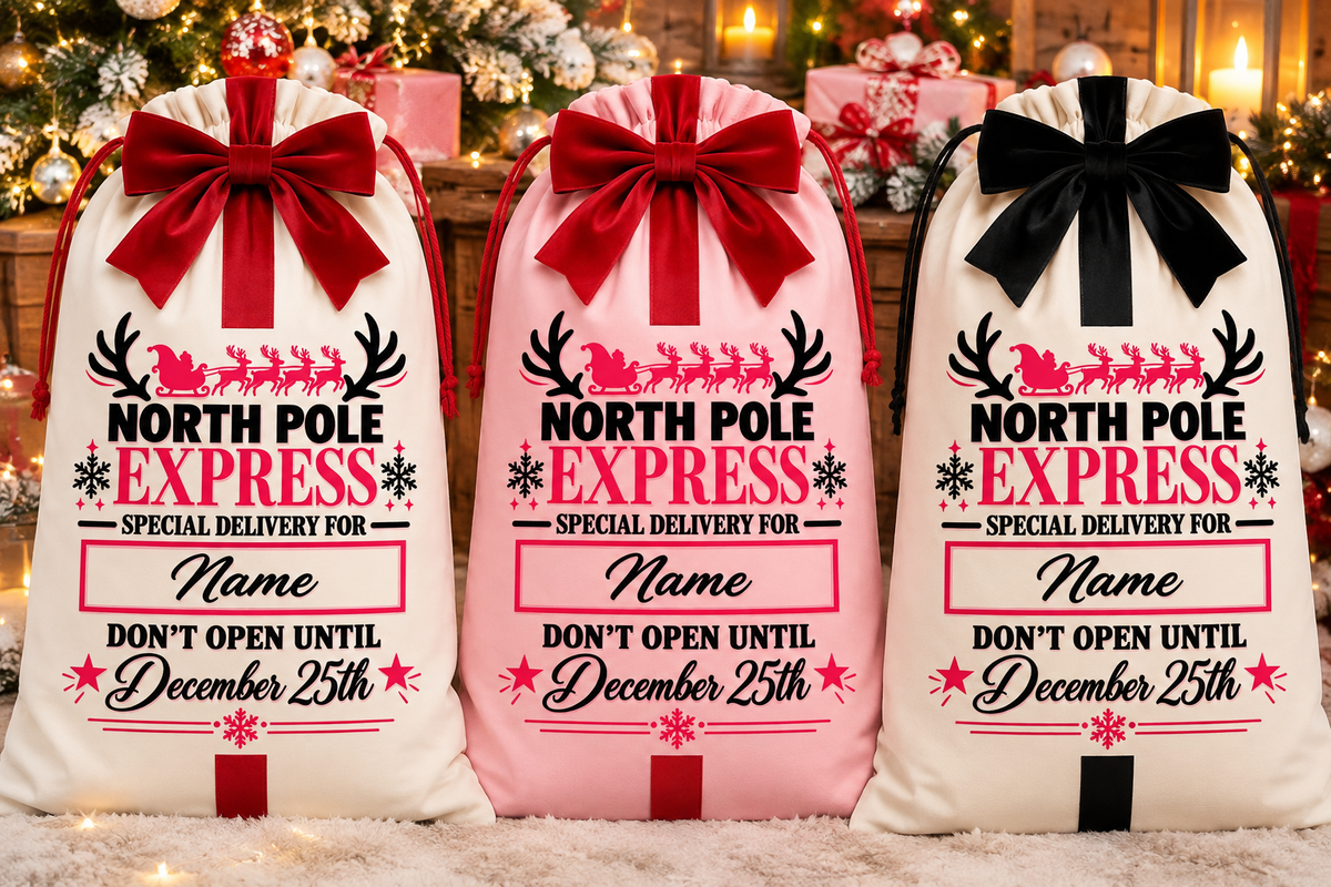 Personalised Santa Sacks - Pre Order