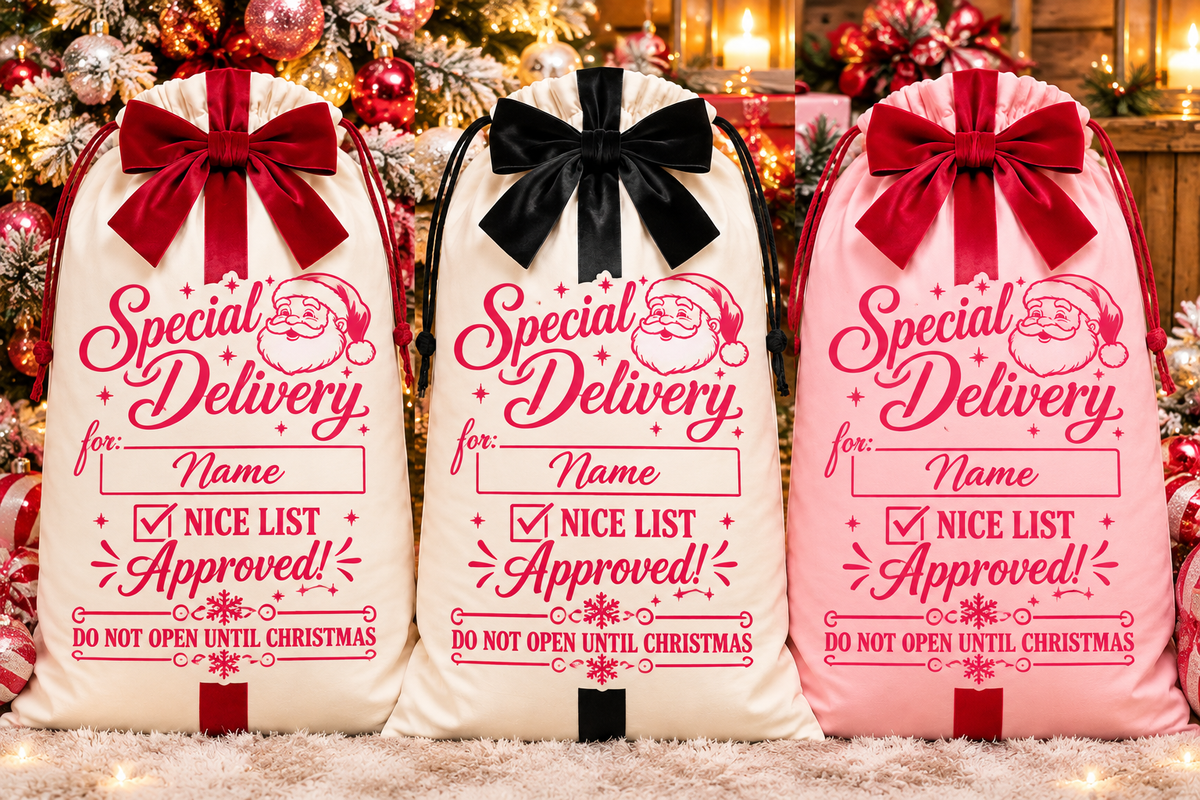 Personalised Santa Sacks - Pre Order