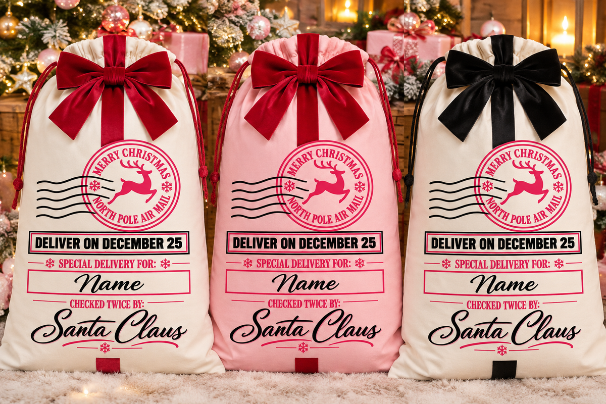 Personalised Santa Sacks - Pre Order